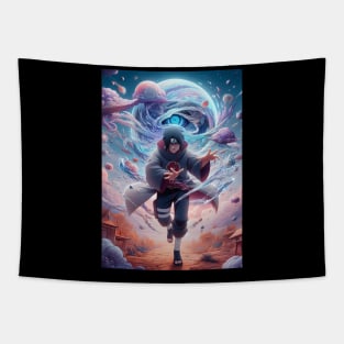 Itachi casting genjutsu 4th edition Tapestry