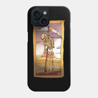 Macrabre tarot Card of the River Styx Phone Case