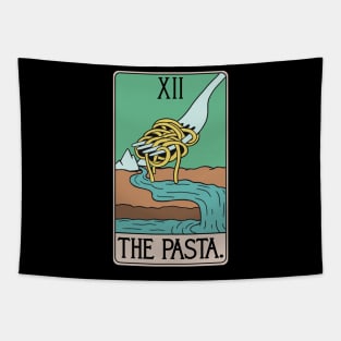 The Pasta Tarot Card Funny Tapestry