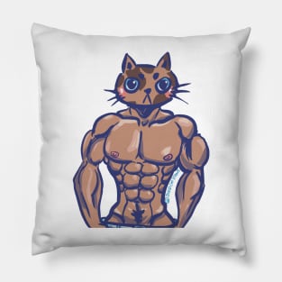 Buff Cat Pillow