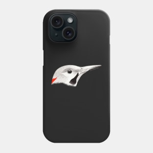 Northern Flicker (Colaptes auratus) - black Phone Case