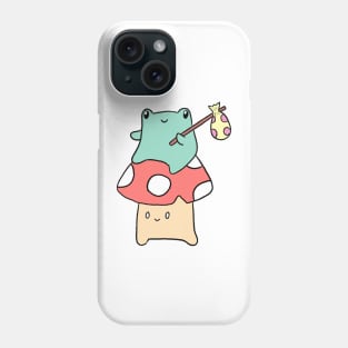 Pastel Frog and Mushroom friend Phone Case