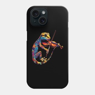 Gecko Playing Violin Phone Case