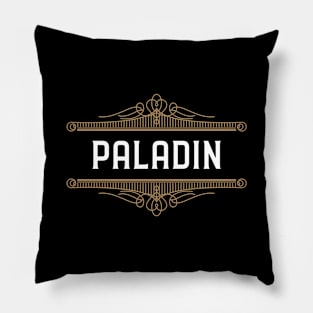 Paladin Character Class Roleplaying Addict - Tabletop RPG Vault Pillow