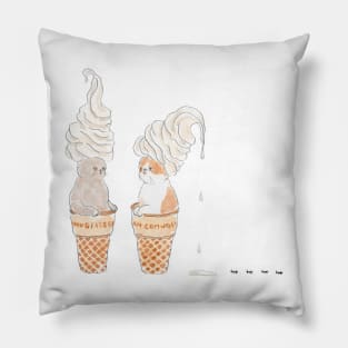 Soft Serve Kitty Pillow