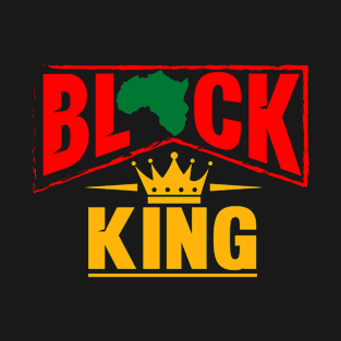 Black King Black History Black Man African American T-Shirt