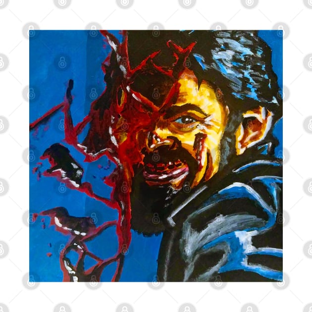 Billy The Butcher "F@#ckin' Diabolical" portrait (original) by StagArtStudios