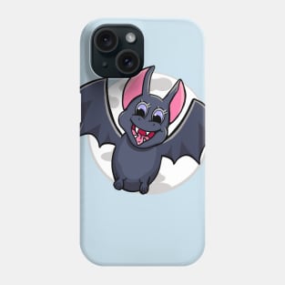 Bat on Moon Phone Case