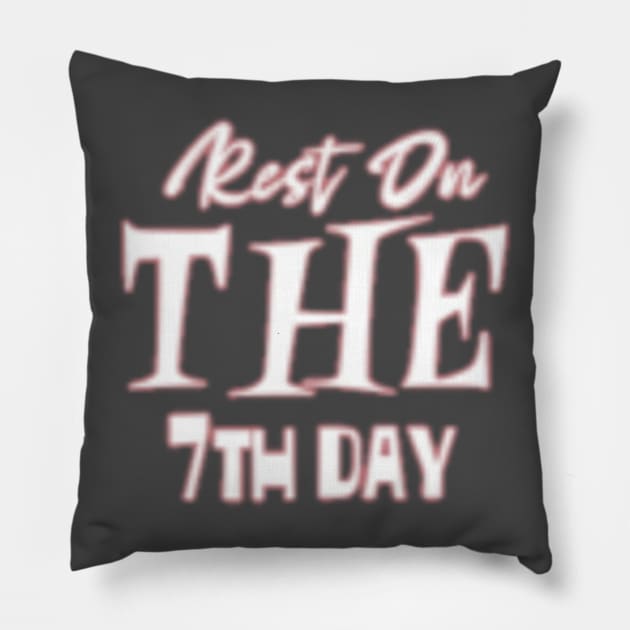 Quote art shabbat image Pillow by Free-Z-One