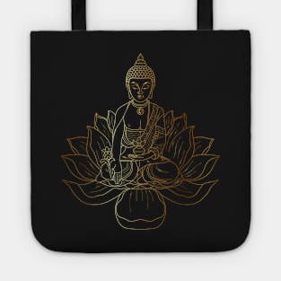 Gold Buddha Tote