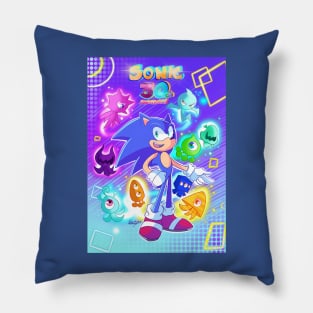 my fan art sonic ultimate colors Pillow