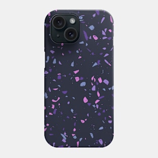 Terrazzo Pattern With 90's Retro Colors Phone Case