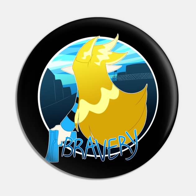 Bravery Pin by LadyLitaSparkles