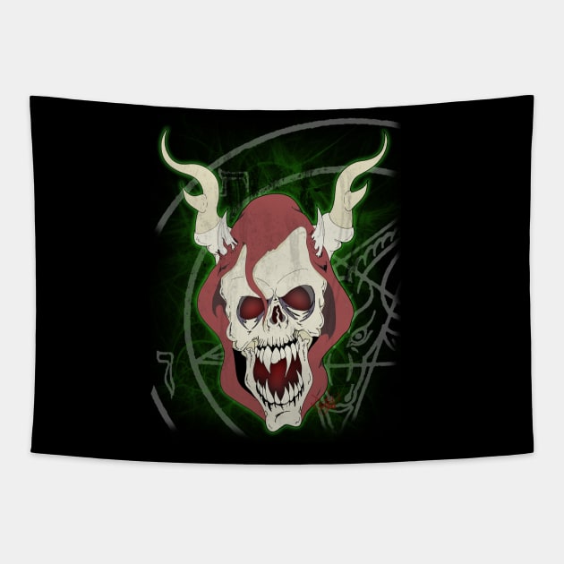 Horned King Tapestry by schockgraphics