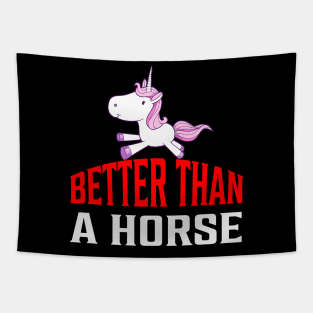 Unicorn Horse Quote Tapestry