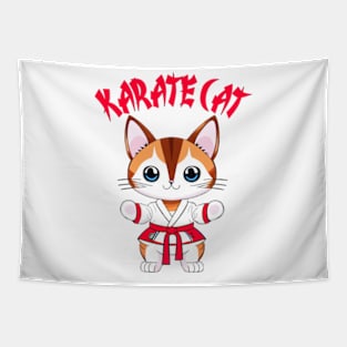 Karate Cat Tapestry