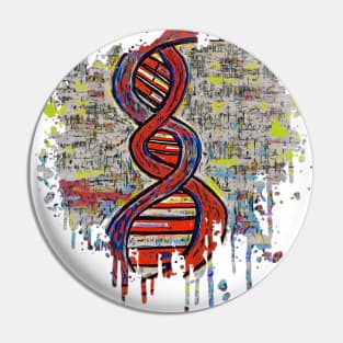 DNA Color Burst Pin