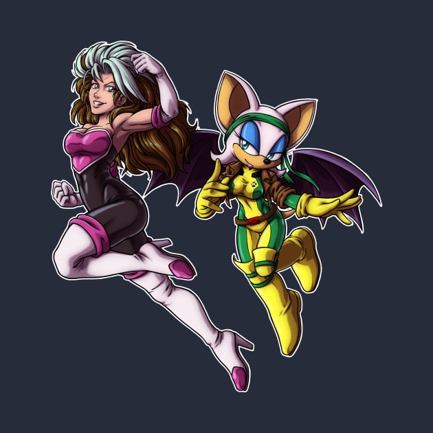 Rogue/Rouge Crossover by Predaguy