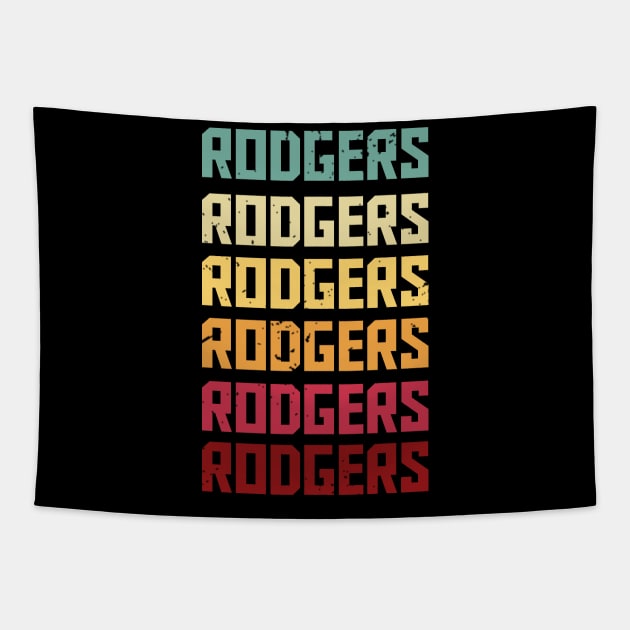 Aaron Rodgers vintage Tapestry by AlfinStudio