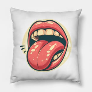 Tongue out Pillow