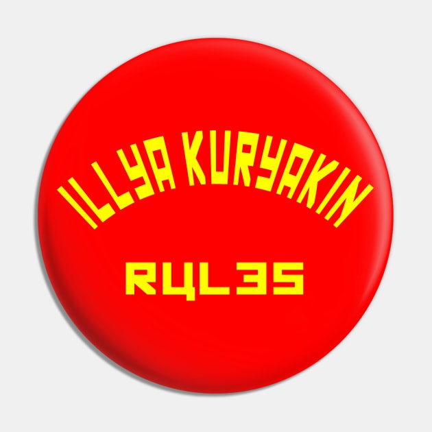 Illya Kuryakin Rules Pin by Lyvershop