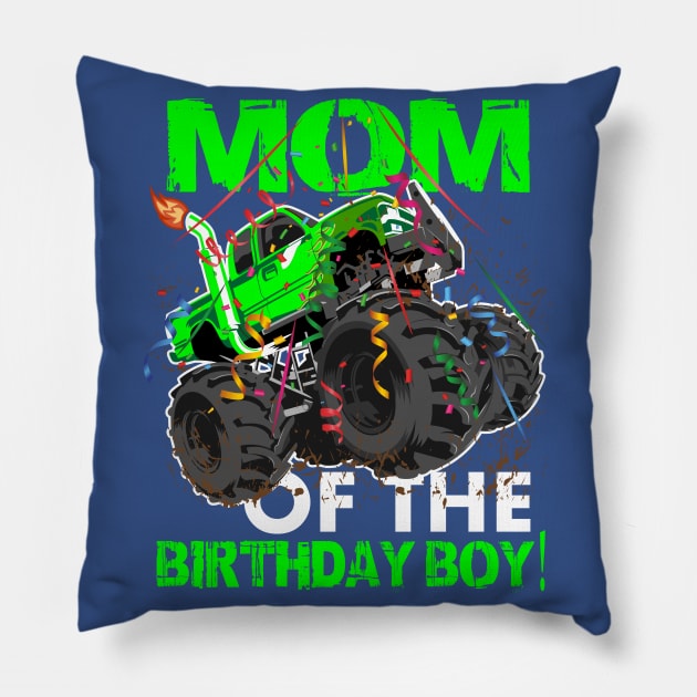 mom of the birthday boy Pillow by hadlamcom