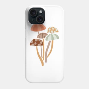 Fun Retro Mushroom Design Phone Case