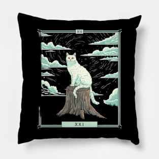 Cat Tarot Purrfect Path Prognosis Pillow