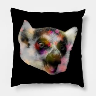 Lemur Disco Pillow