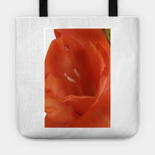 Red Gladioli Macro Tote