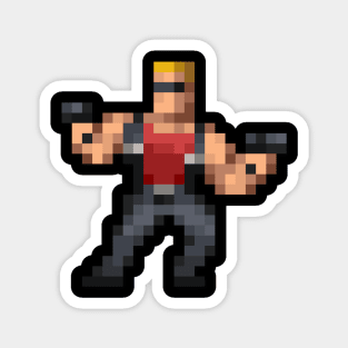 Duke Nukem low-res pixelart Magnet