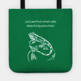 The iguana chew Tote