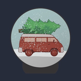 All Ready for a Christmas Trip Snowglobe T-Shirt