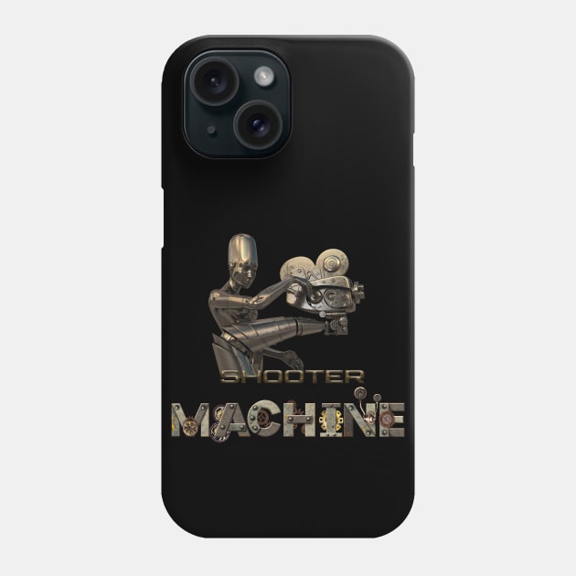 Robotic Film Shooter Cinematographer and Camera Stabilizer Phone Case by Dibble Dabble Designs