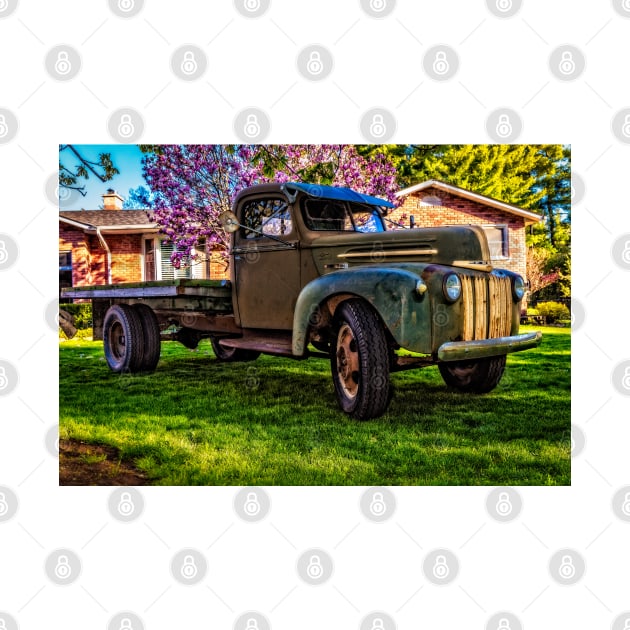 46 Ford Truck Two Ton Flatbed 7 by Robert Alsop