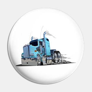 Cartoon truck Pin