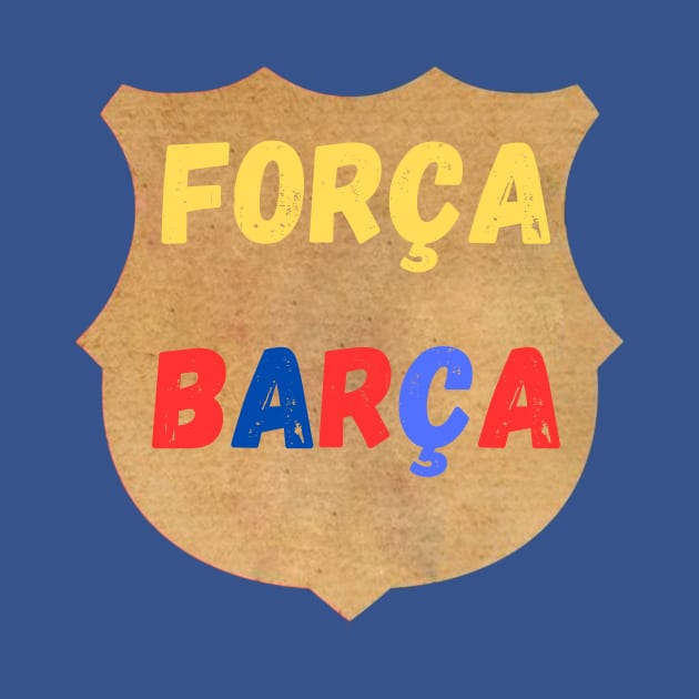 t-shirt FORÇA BARÇA by designs lovers