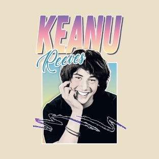 Keanu Reeves ∆∆∆ 1990s Styled Aesthetic Design T-Shirt