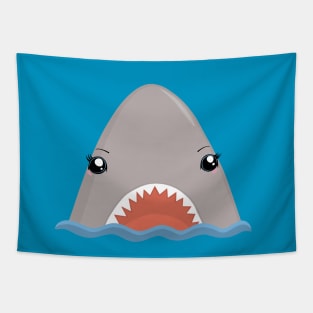 Cute Kawaii Shark Tapestry