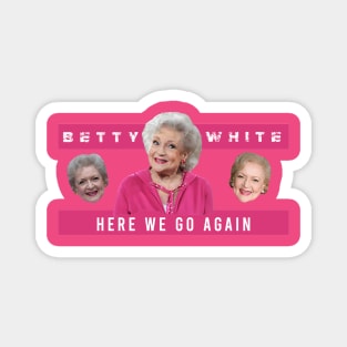 betty white Magnet