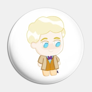 Chibi Aziraphale Pin