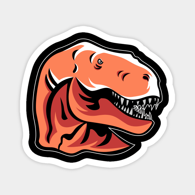 Dino Beast Magnet by BarnawiMT