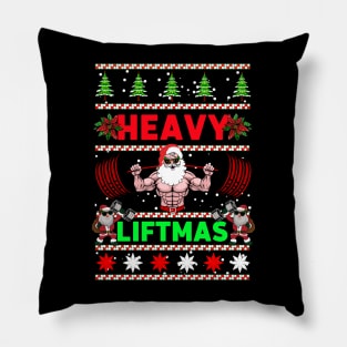 Christmas Santa Heavy Liftmas Pillow