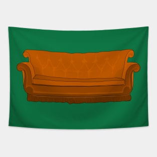 Orange Couch Tapestry