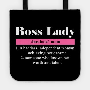 Boss Lady Meaning Dictionary Style Tote