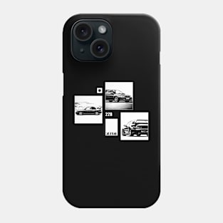 SUBARU IMPREZA WRX 22B Black 'N White Archive (Black Version) Phone Case