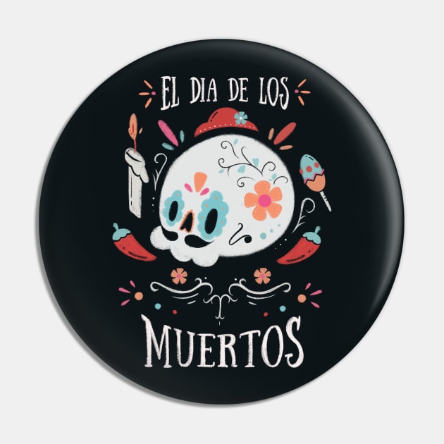 El dia de los Muertos Pin by Coconut