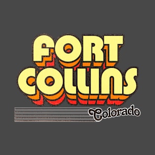 Fort Collins, Colorado | Retro Stripes T-Shirt