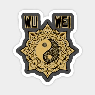 Wu Wei Yin Yang Mandala Magnet