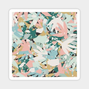 Maximalist Modern Shapes / Pastel Garden Magnet